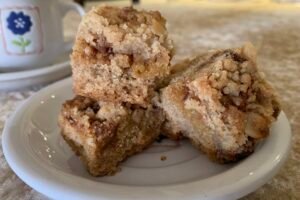 עוגת תפוחים פירורים